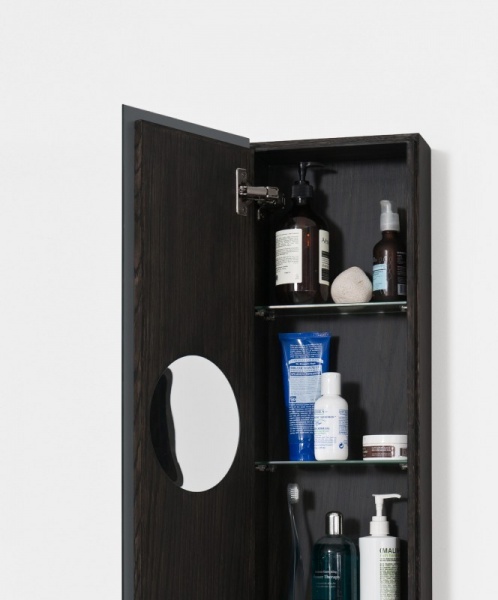 Dark Oak Tall 1622 Zone Bathroom Cabinet